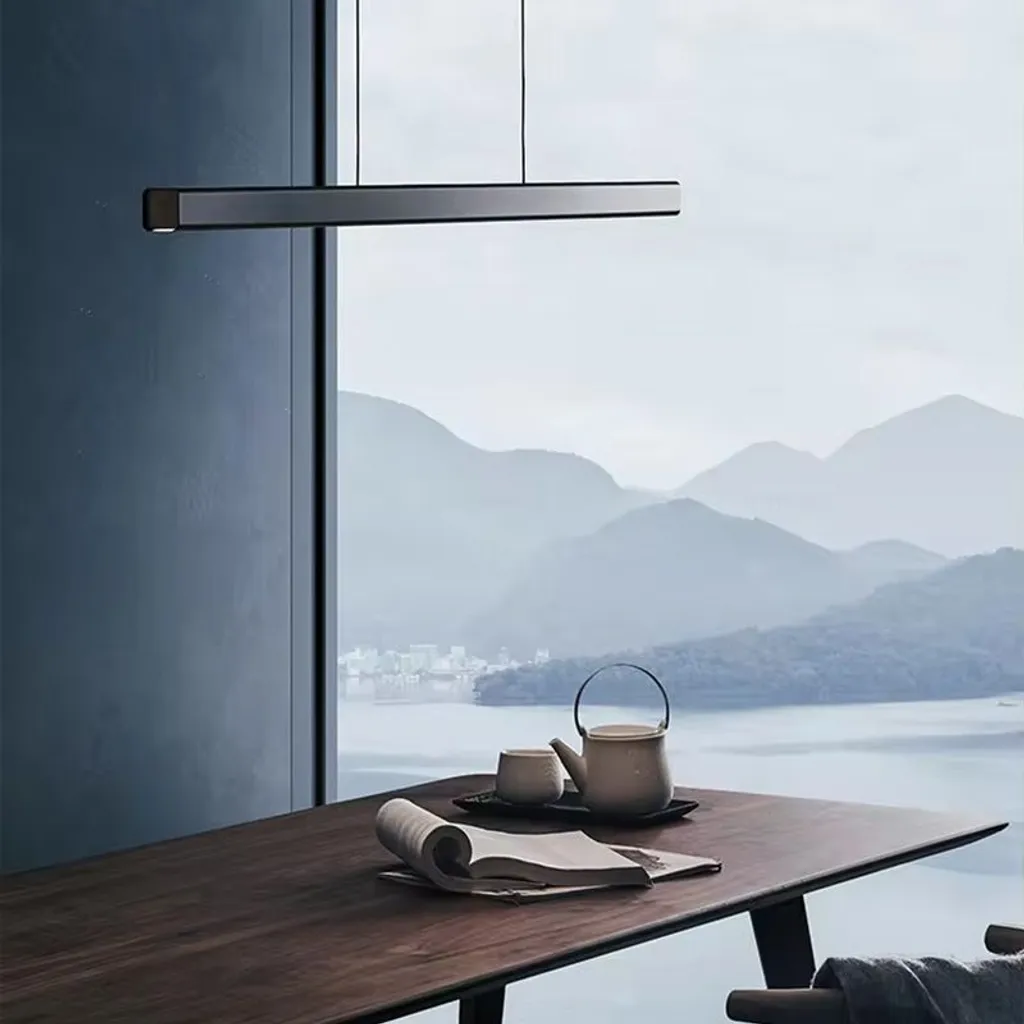 Lampe Suspendue Toolight APP1448-CP 100cm Black : Design Moderne Noir - 9