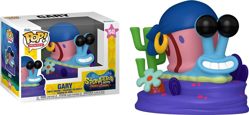 FUNKO POP! Vinyl Figur Animation The Spongebob Movie Gary Pirate 1940