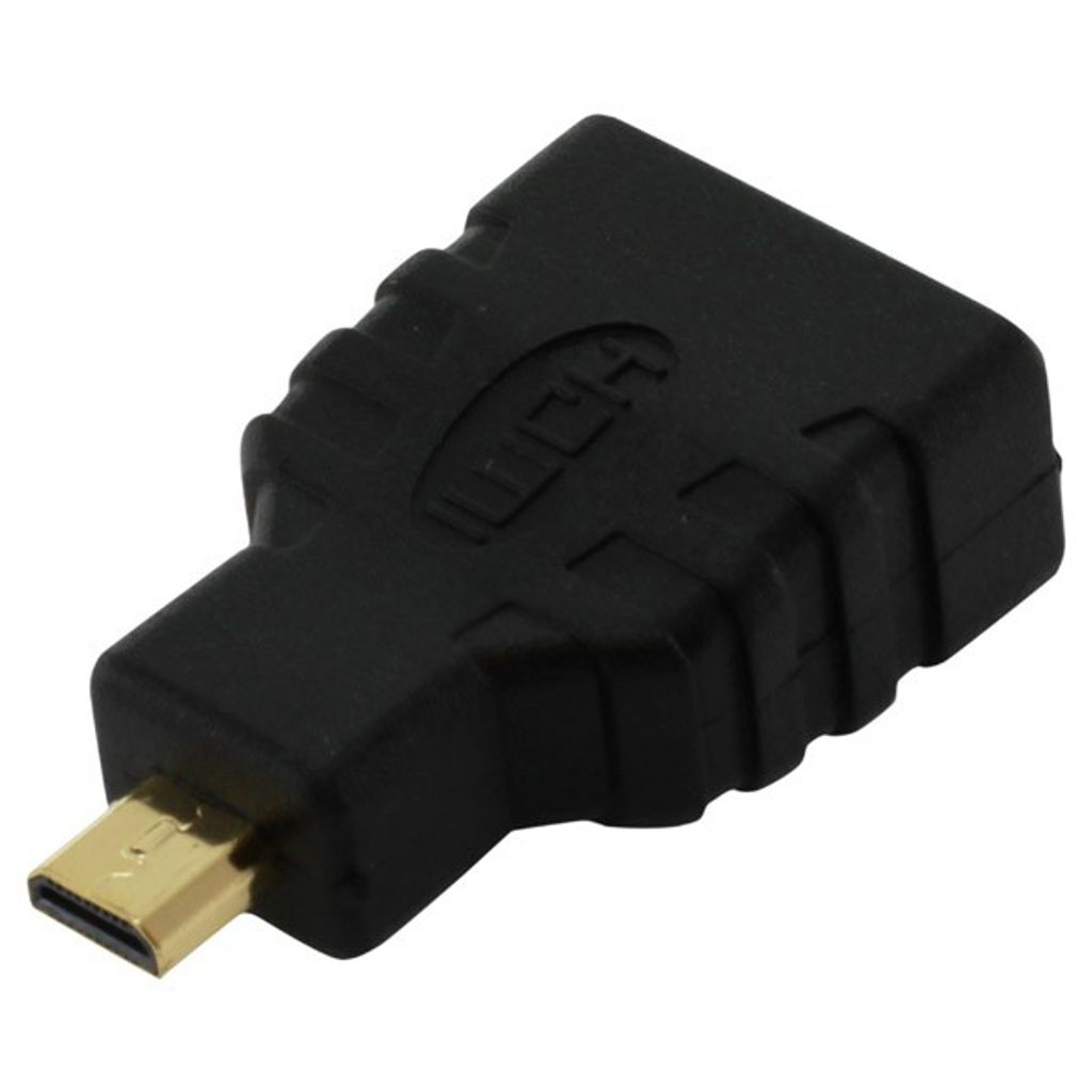 Adattatore, presa HDMI A - spina Micro HDMI D, nero Immagine del prodotto 
