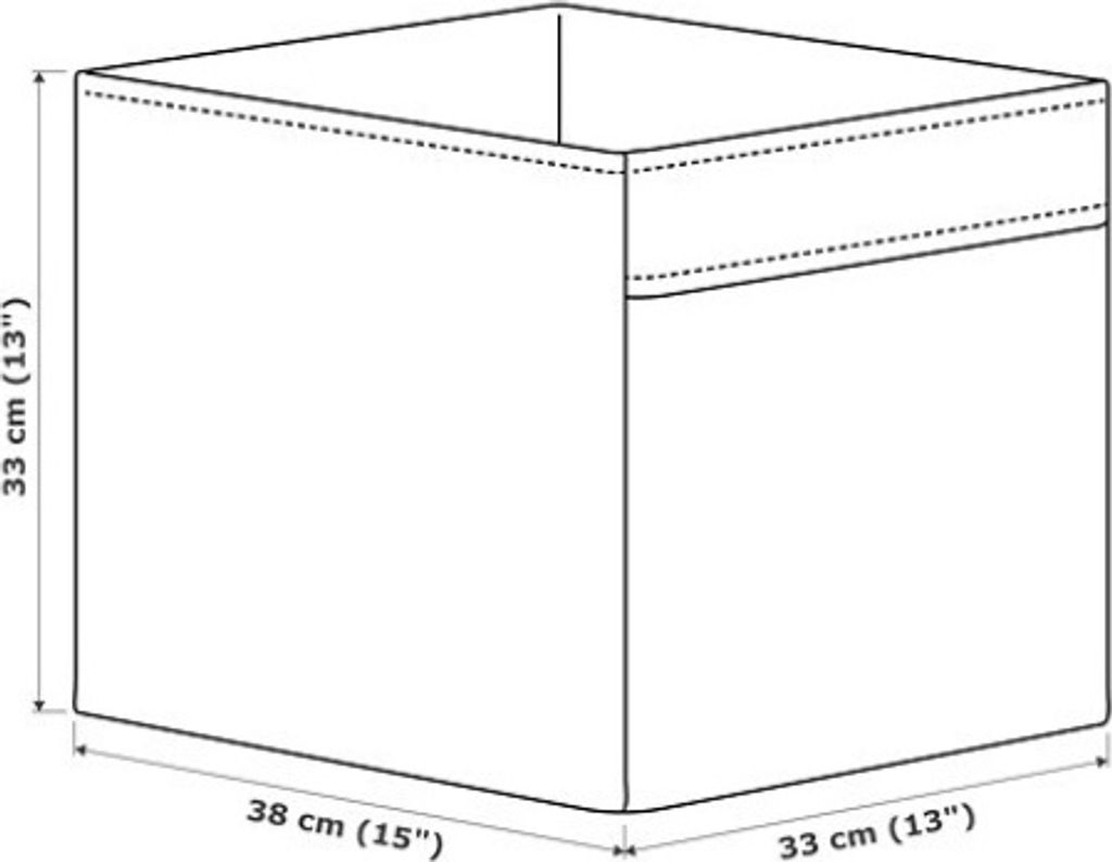 4x Dröna Ikea Fach Triangel rosa/gelb Box für Regal Kallax Produktbild 2