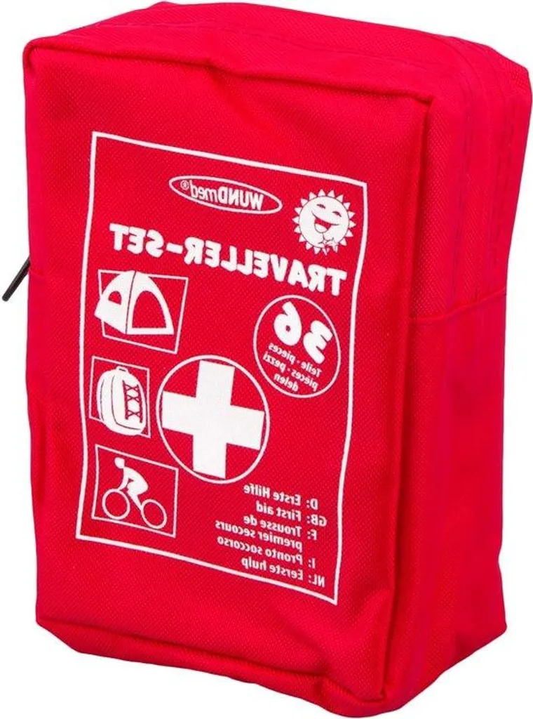 Mallette de premiers secours 36 pièces, kit de soin avec sangle de transport