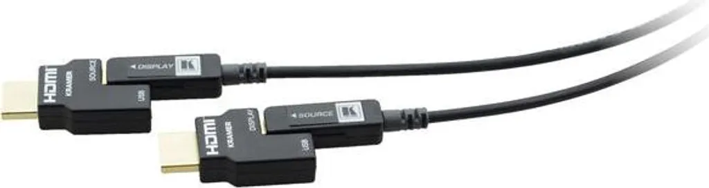 Câble HDMI 15m sans perte de signal - Kramer Optique Actif 4K@60Hz UHD