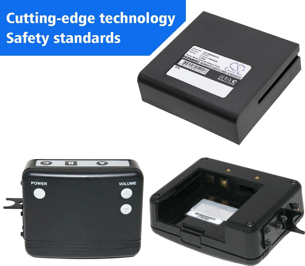 TECHTEK Akku Kompatibel mit [HME] COM400 Ersetzt RF400 Produktbild 