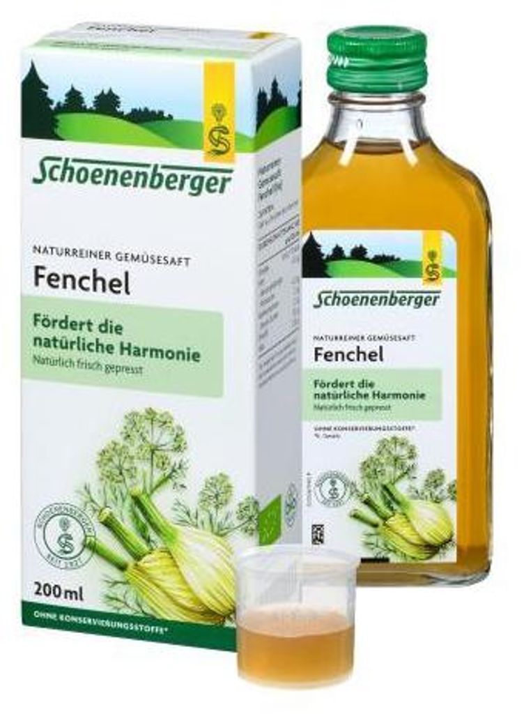 Schoenenberger Succo vegetale naturale Finocchio 200 ml Immagine del prodotto 
