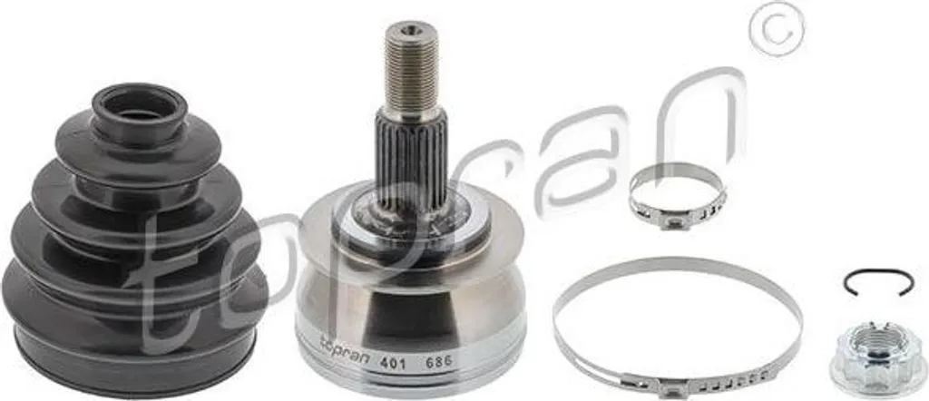 Kit de joints arbre de transmission TOPRAN 401 686 OE 1693605472 PRO