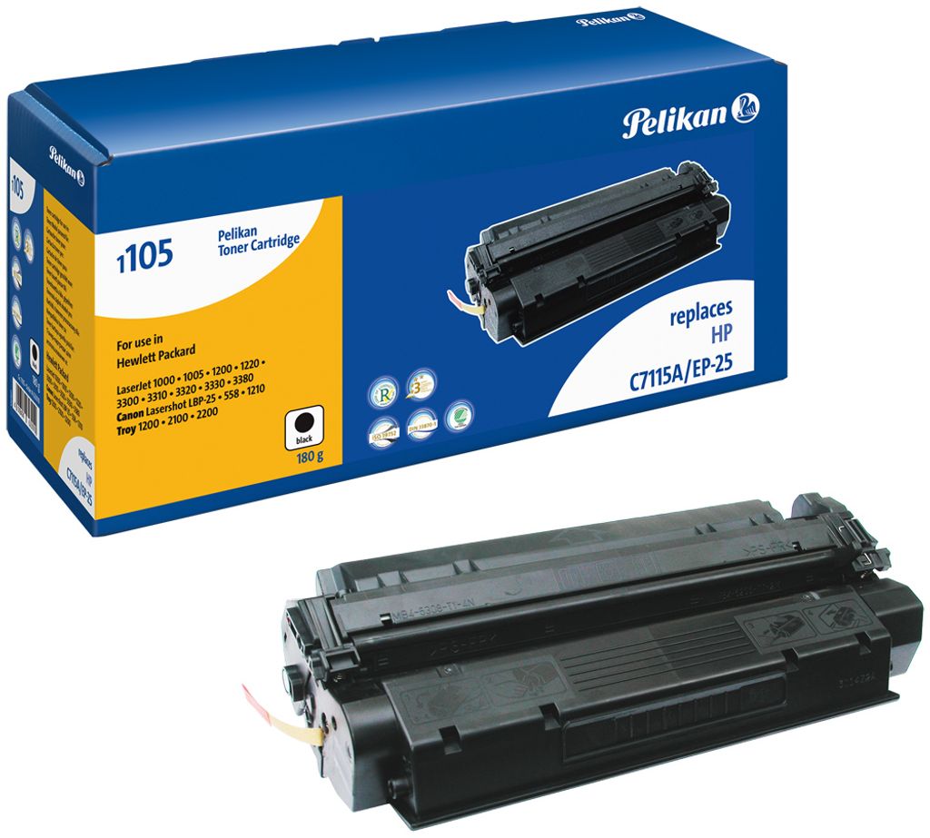 Pelikan Toner HP C7115A 1105SR schwarz rebuilt