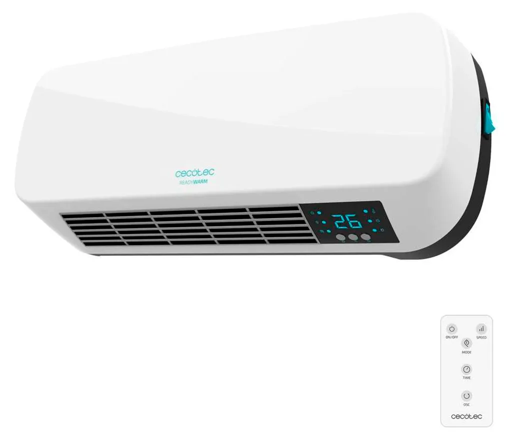 Radiateur Céramique Programmable 2000W IPX2 avec Télécommande et LED - 2