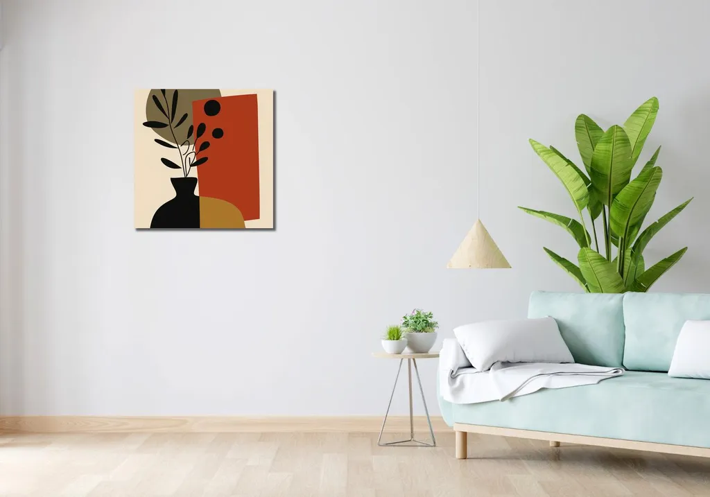 Image 60 x 60 cm Dynamique de la composition pour décorer un bureau chic
