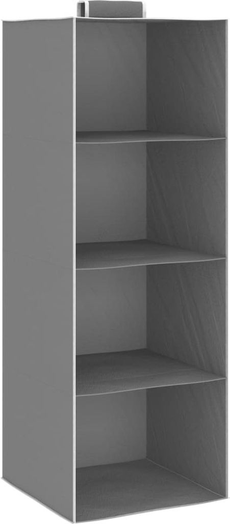 vidaXL Contenitori pensili per armadi 2 pezzi con 4 Immagine del prodotto 