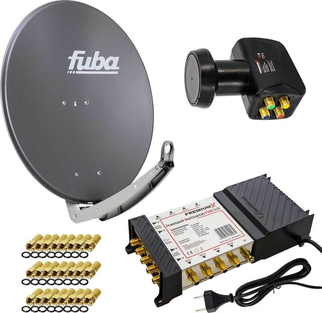PremiumX Satelliten-Komplettanlage Fuba DAA 780 A Antenne Produktbild 