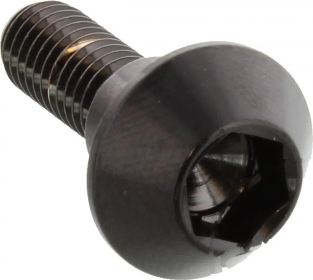 Vis de disque de frein M6 anti-grippage en inox noir pour Yamaha YZF R6
