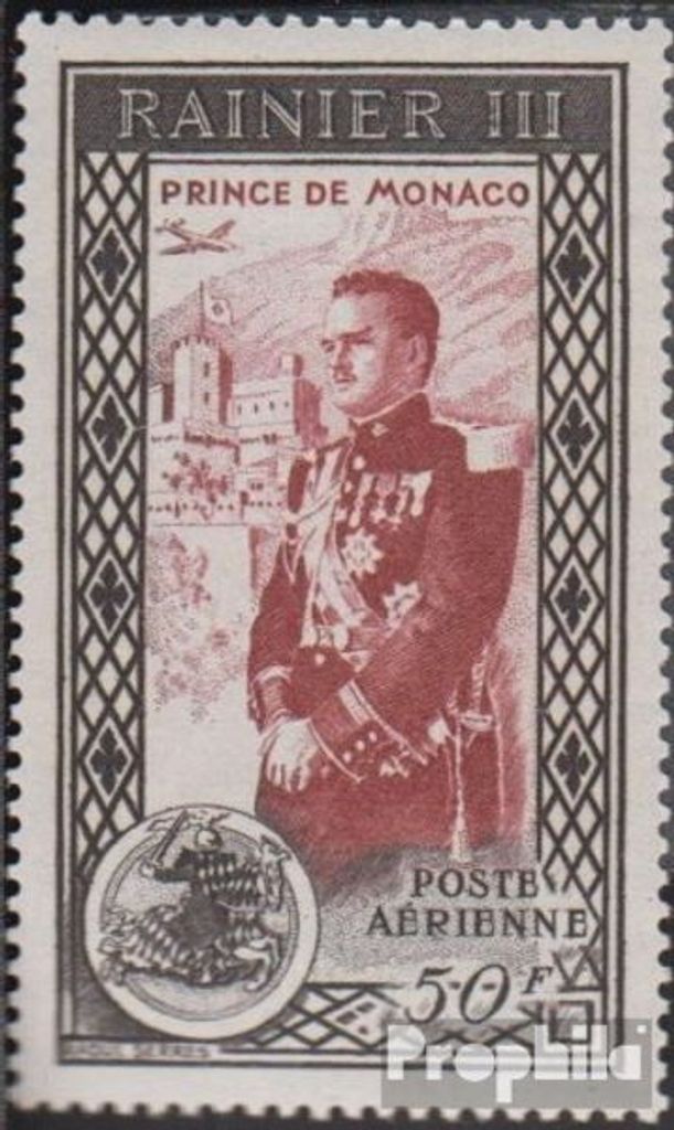 Briefmarken Monaco 1950 Mi 414 postfrisch Rainer III.