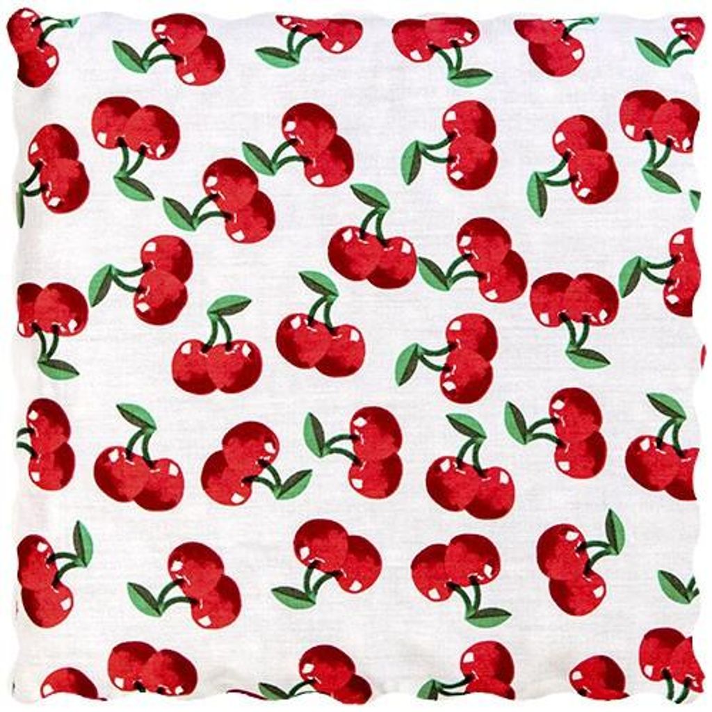 Zirbenkissen ca. 30x30cm - cherry-white - Zirbenholzspäne im Zirbenholzkissen
