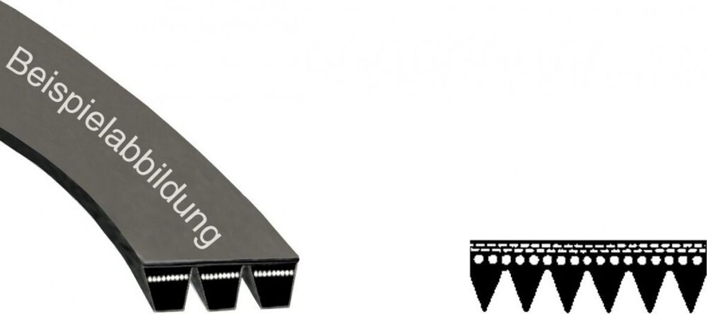 daniplus Riemen, Poly-V-Riemen 1227H6 passend für Vestel 42028149, 420007204 / Candy Hoover 49017435