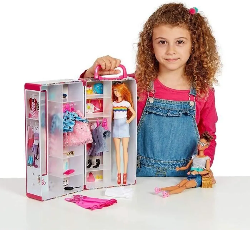 Valise Barbie Klein Theo rigide avec compartiments pour accessoires - 5