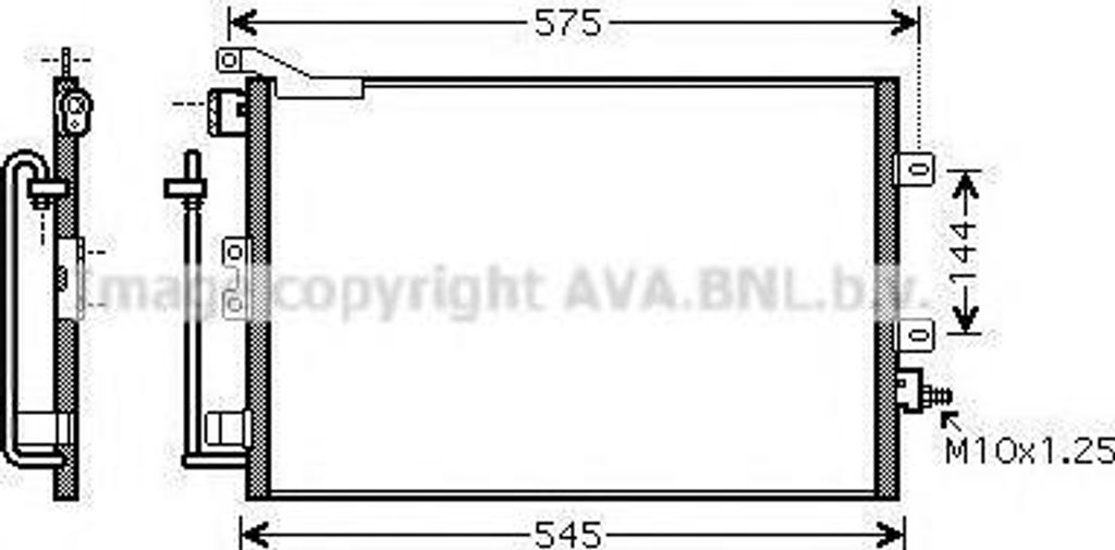 PRASCO RT5417D Kondensator Klimaanlage Klimakondensator für RENAULT Clio III Schrägheck (BR0/1, CR0/1) +Trockner