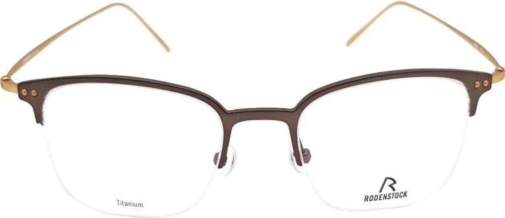 Monture Rodenstock R7086 B000 en titane léger et branches flexibles