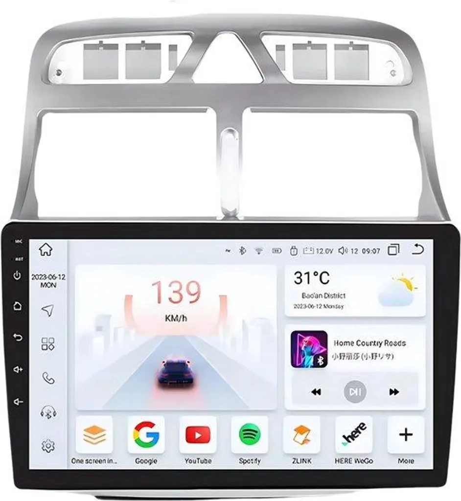 Autoradio CarPlay pour Peugeot 307 307CC 307SW 2002-2013 Bluetooth GPS