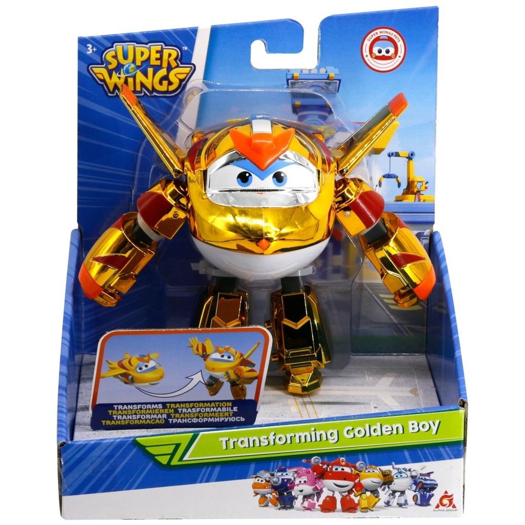 Super Wings Transformujúce lietadlo Golden Boy Obrázok produktu 
