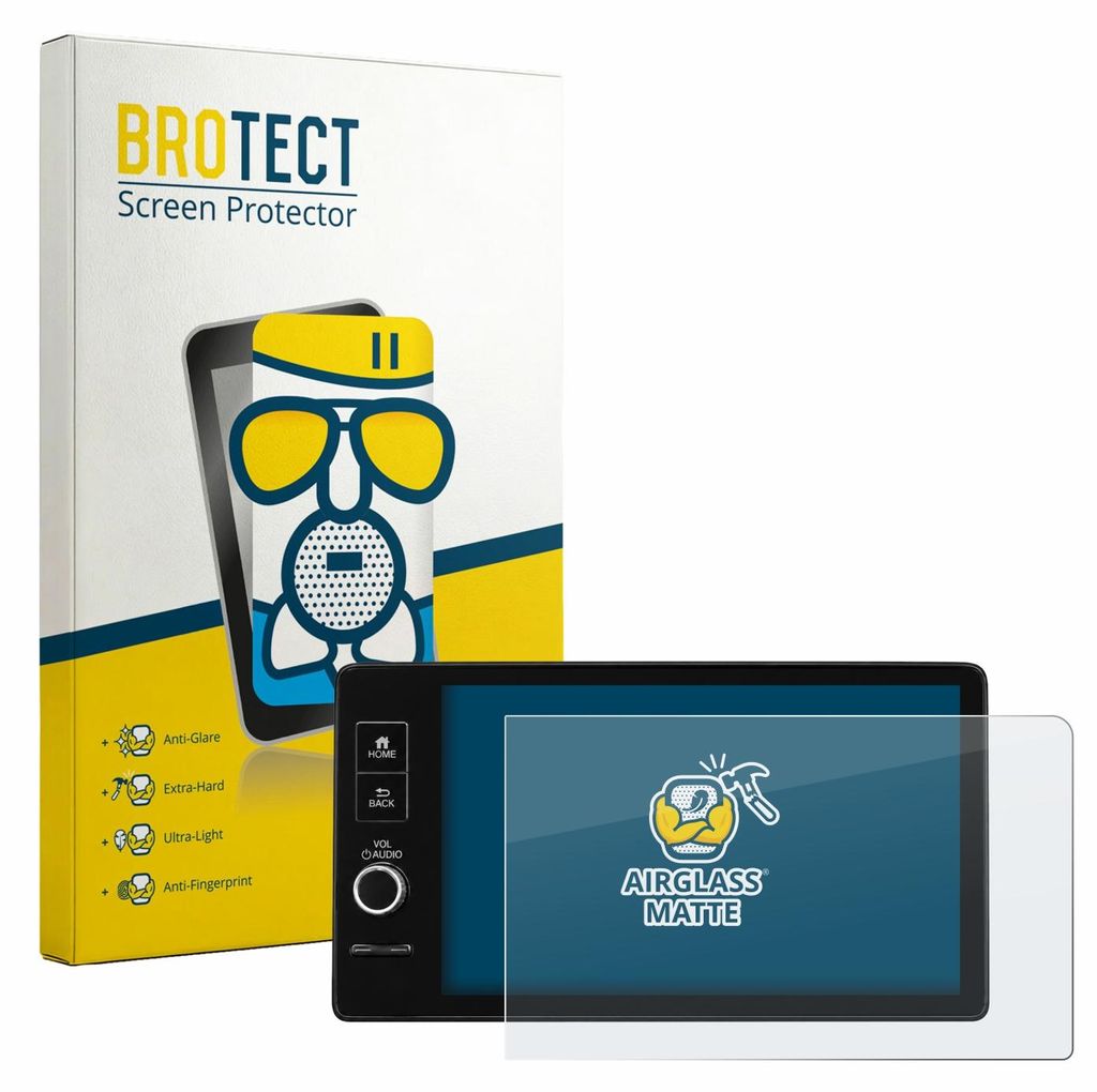 BROTECT Entspiegelungs Schutzglas für Honda Jazz GR / GR3 (2020-2026) CONNECT 9" Infotainment-System Schutzfolie Panzer Folie Glas Display Schutz ...