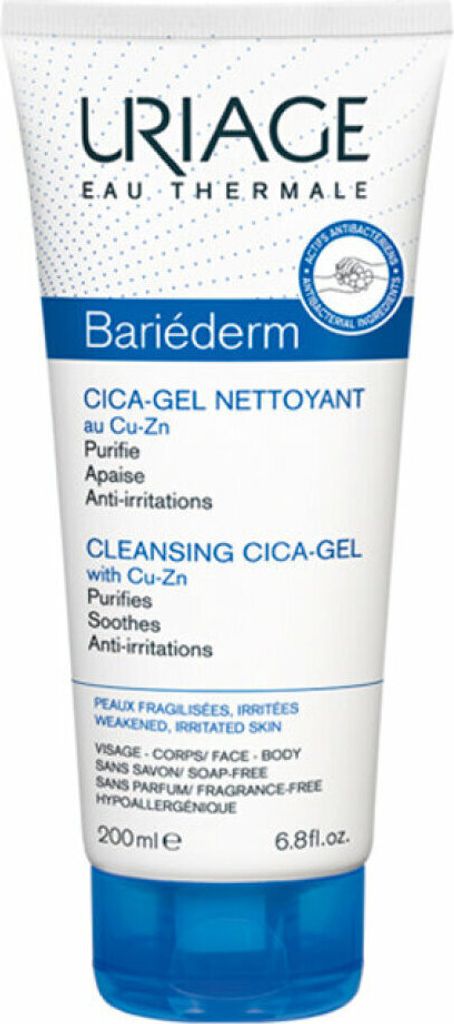 Uriage Bariéderm-Cica Gel detergente 200ml Immagine del prodotto 