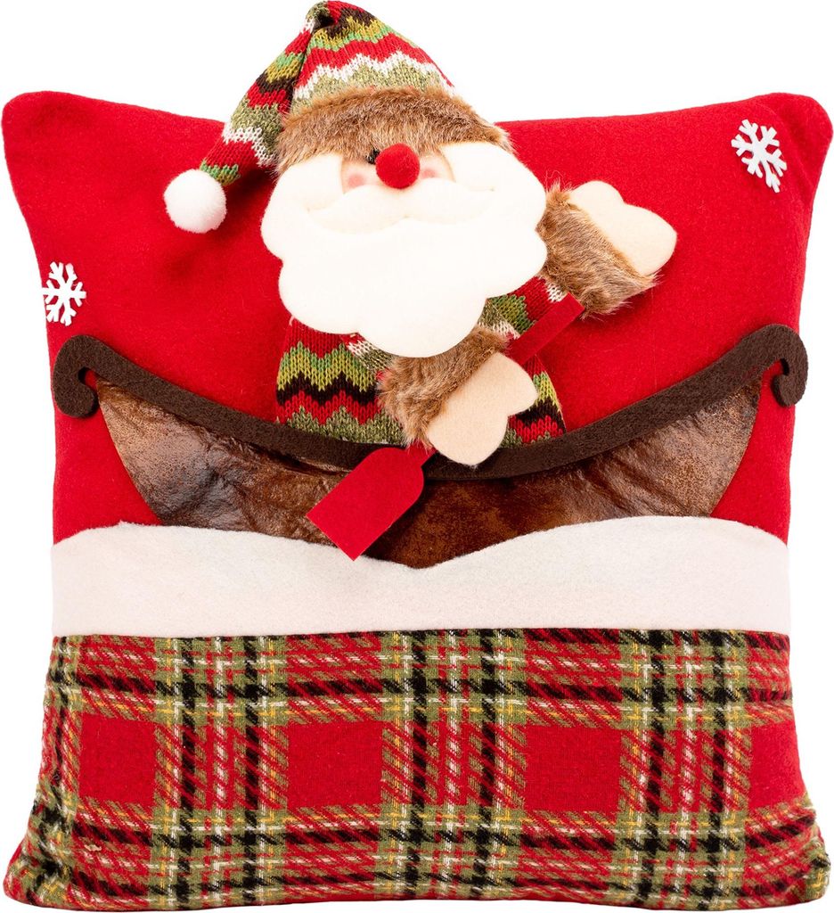 Tutumi Weihnachts-Kissenbezug 40x40 rot YX021