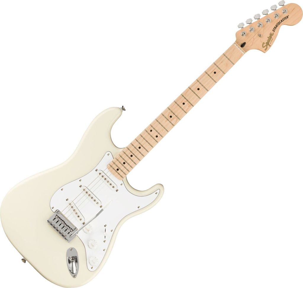 Fender Squier Affinity Series Stratocaster MN WPG Olympic White E-Gitarre