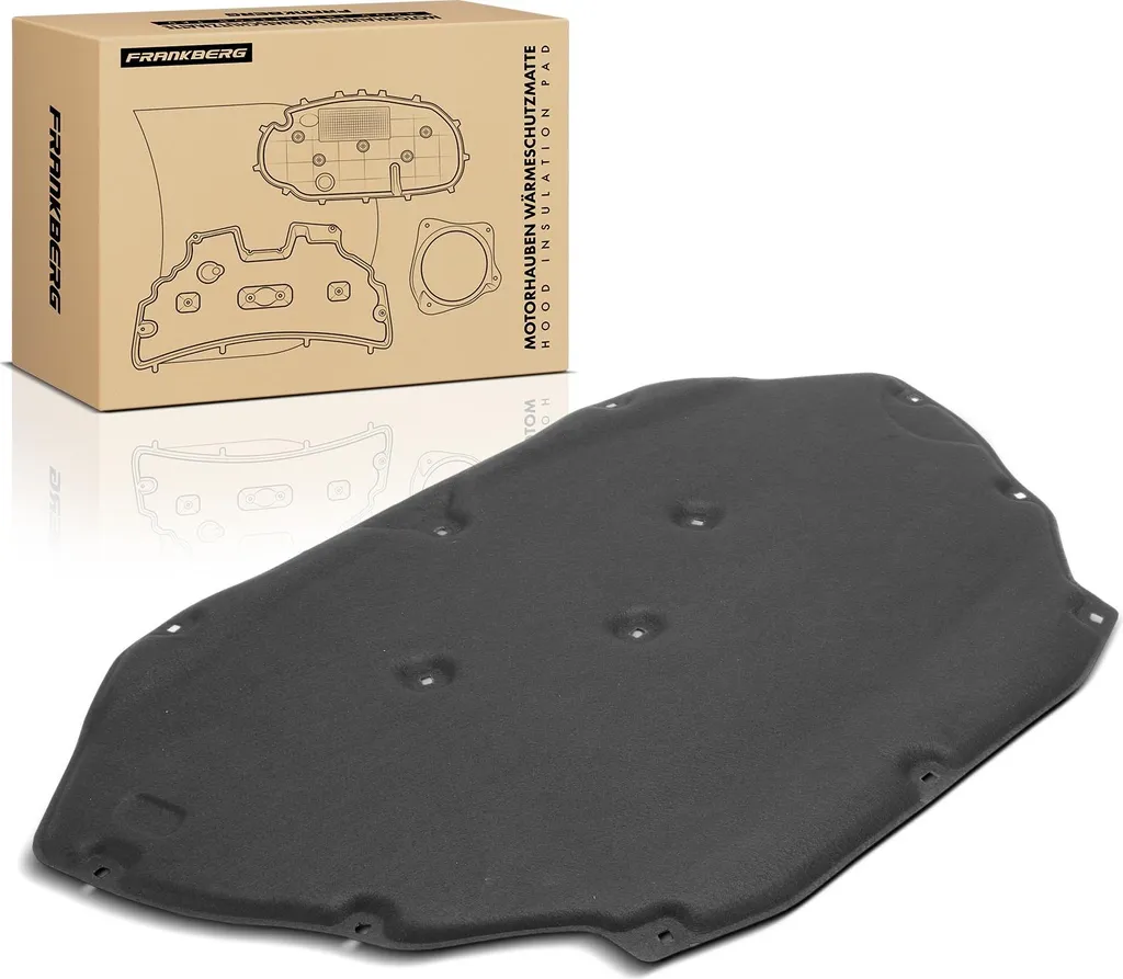Protection de capot moteur Porsche Cayenne 9YA : Isolation Frankberg 1x