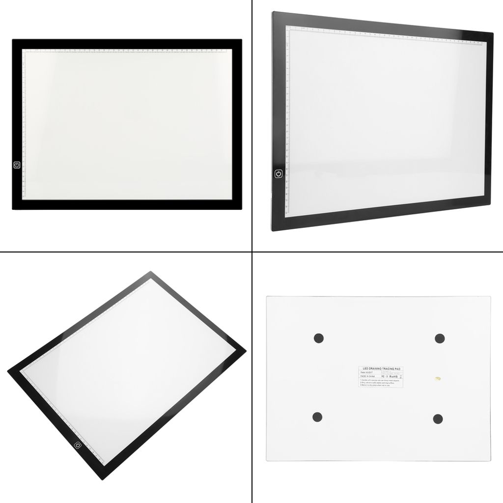 EU220V A3 LED Leuchtkasten Pausentafel Kunst Design Schablone Zeichnung Thin Pad Kopie Leuchtkasten