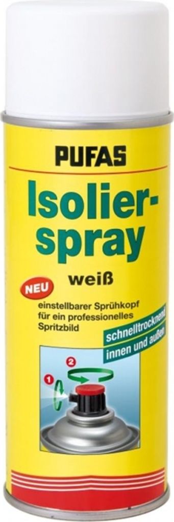 Isolierspray Isolierfarbe Spray - 400ml - PUFAS - für innen Produktbild 