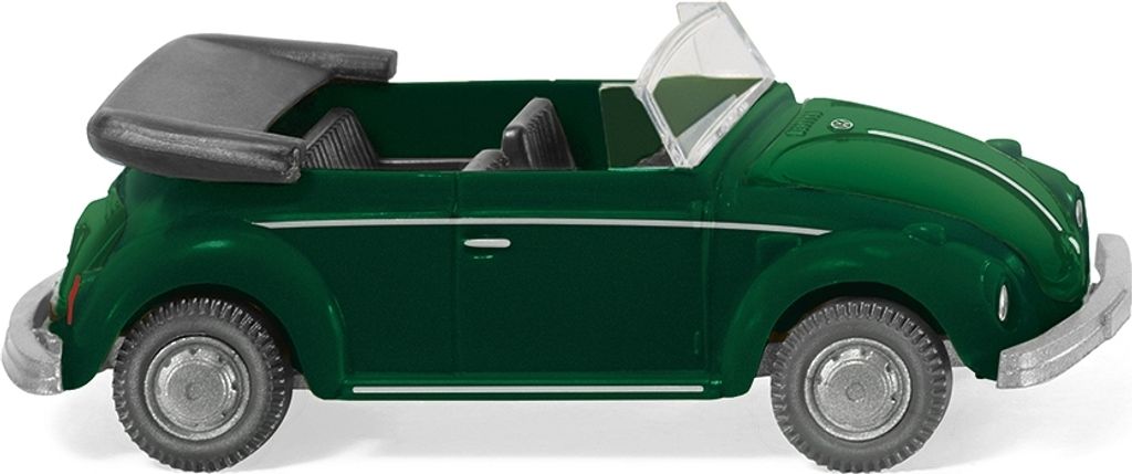 VW Käfer Cabrio grün, WIK080208, Maßstab1/87, WIKING