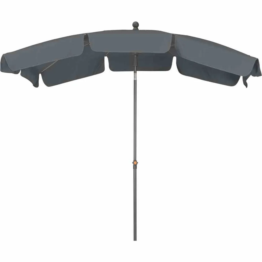 Parasol de Balcon Rectangulaire Siena Garden Gris 210x140 cm Inclinable