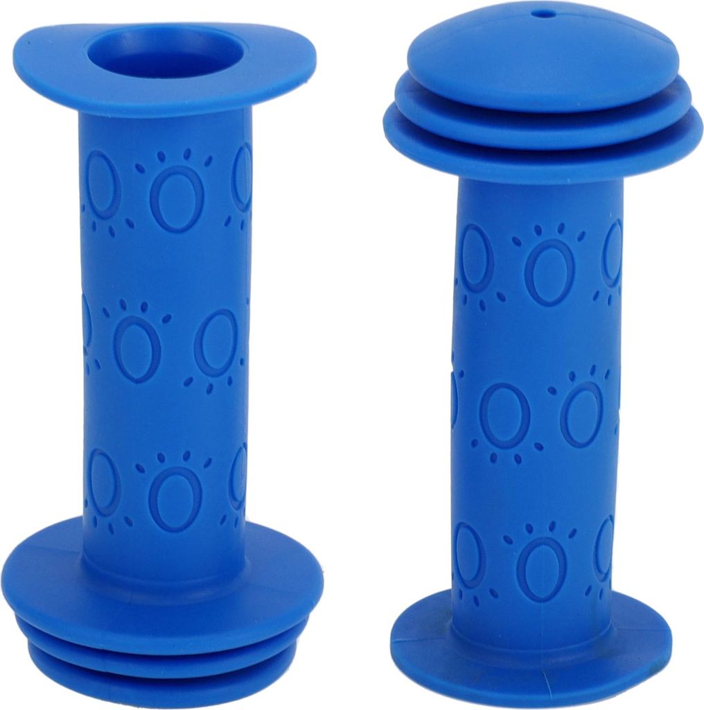 Kinderfahrrad Lenkergriffe Abdeckungen 105mm Lang Weich | Kinder Kinder Fahrrad Endgriff Schutzblau 1 Paar