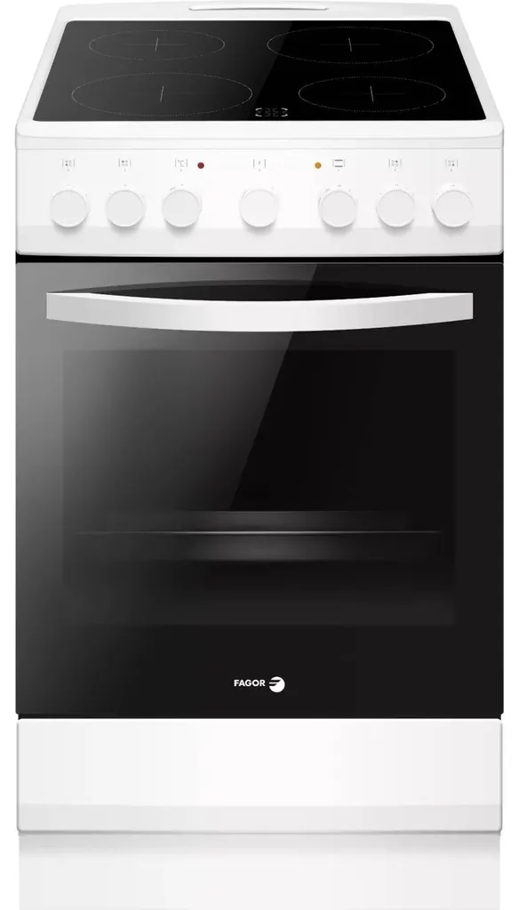Cuisinière vitrocéramique Fagor 50x60 cm 62L 9 fonctions Hilight MF