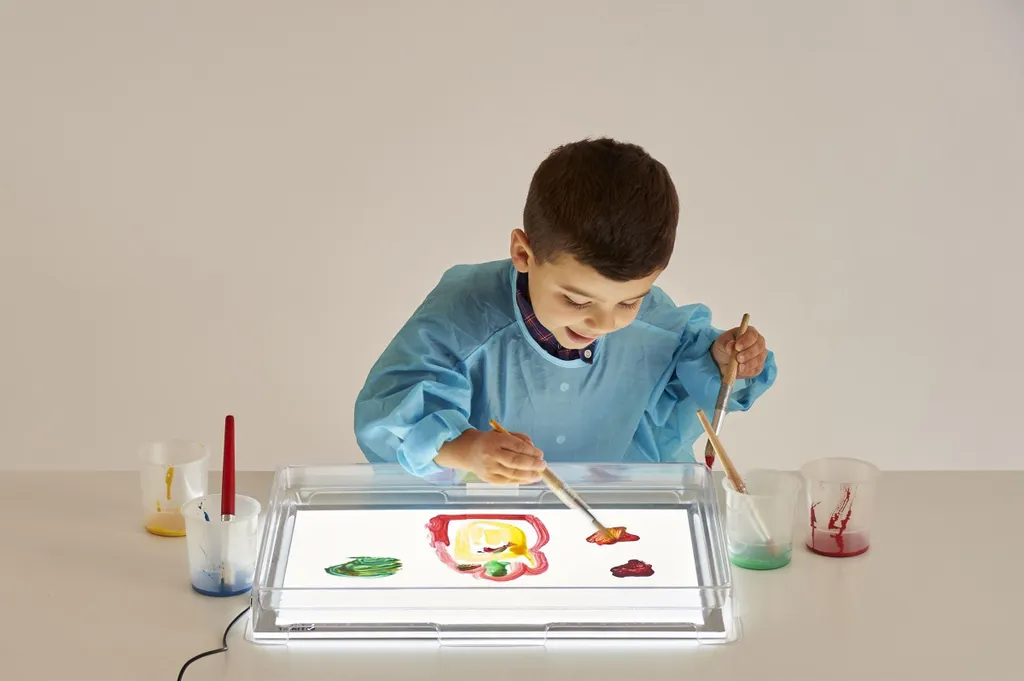 Accessoire Table Lumineuse A3 : Plaque Transparente pour Bac à Sable TickiT