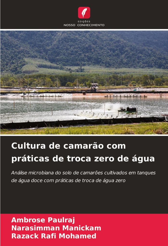 Cultura de camarão com práticas de troca zero de água