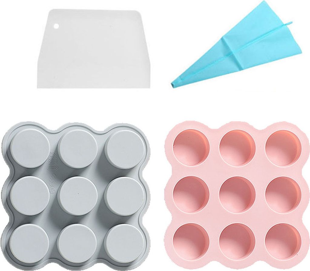 2er-Pack Schokoladenkuchen-Keksform, Runde Produktbild 