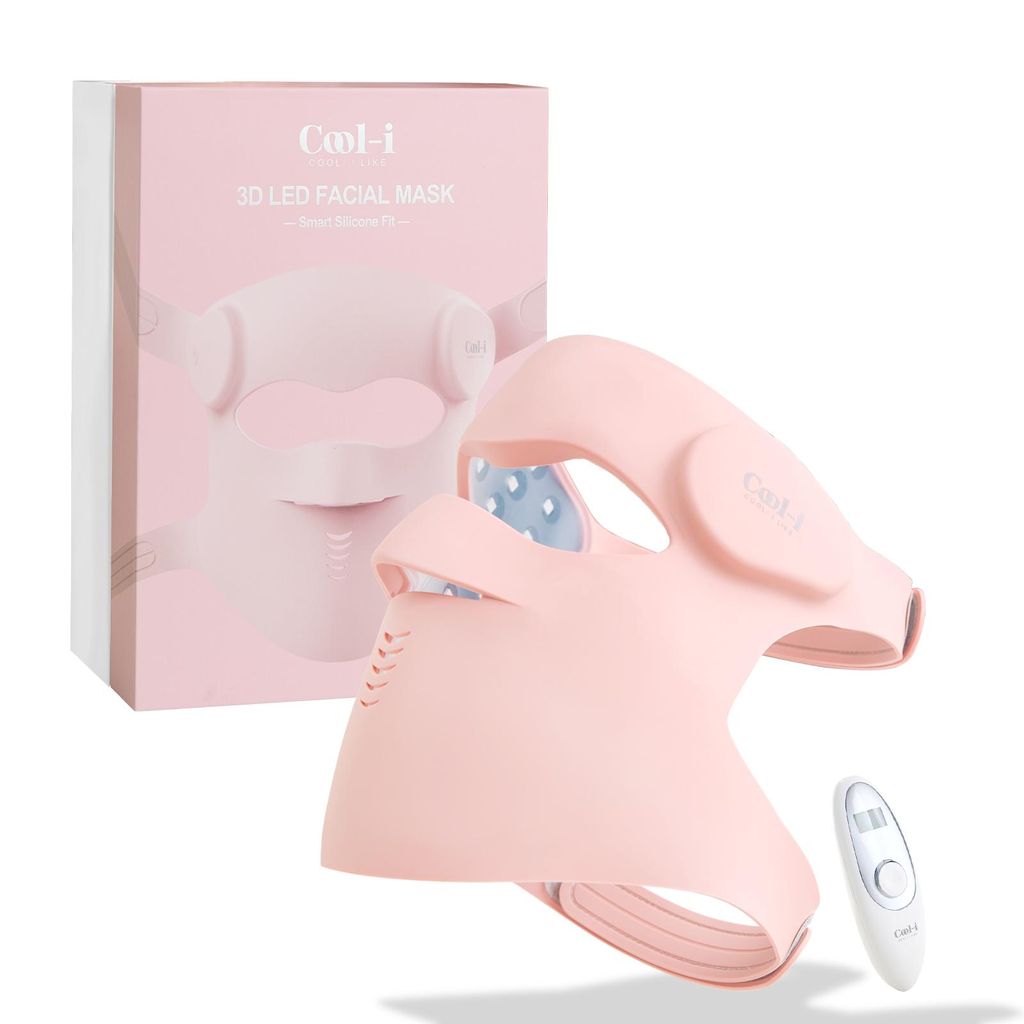 Cool-i® 3D LED Gesichtsmaske – 9 Lichtfarben, kabellos mit Produktbild 