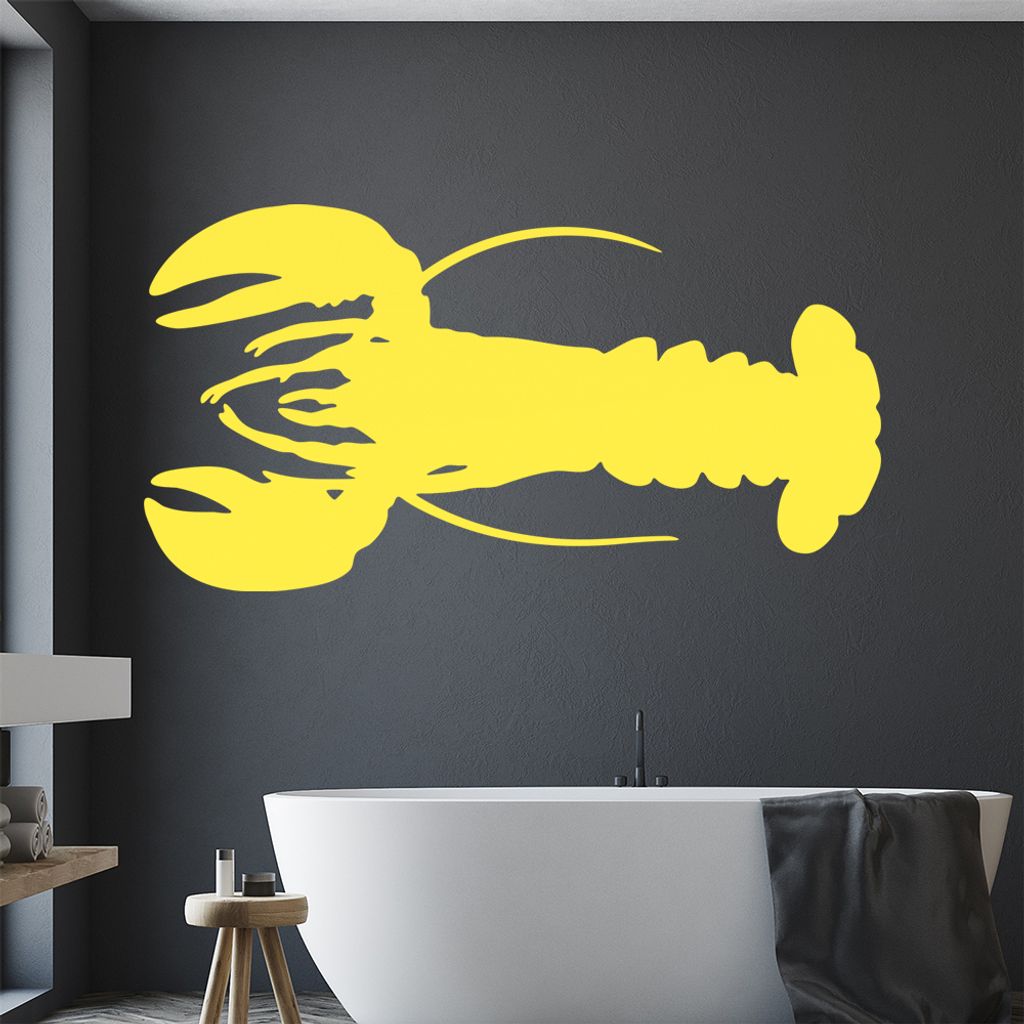 KIWISTAR Krebs - Sternzeichen Krabbe Meer Wandtattoo in 6 Größen - Wandaufkleber Wall Sticker - Dekoration, Küche, Wohnzimmer, Schlafzimmer, Bad...