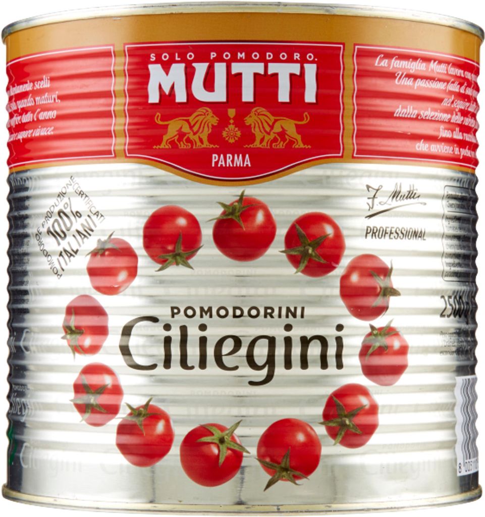 Mutti Pomodorini Kirschtomaten Cherrytomaten im Tomatensaft Produktbild 