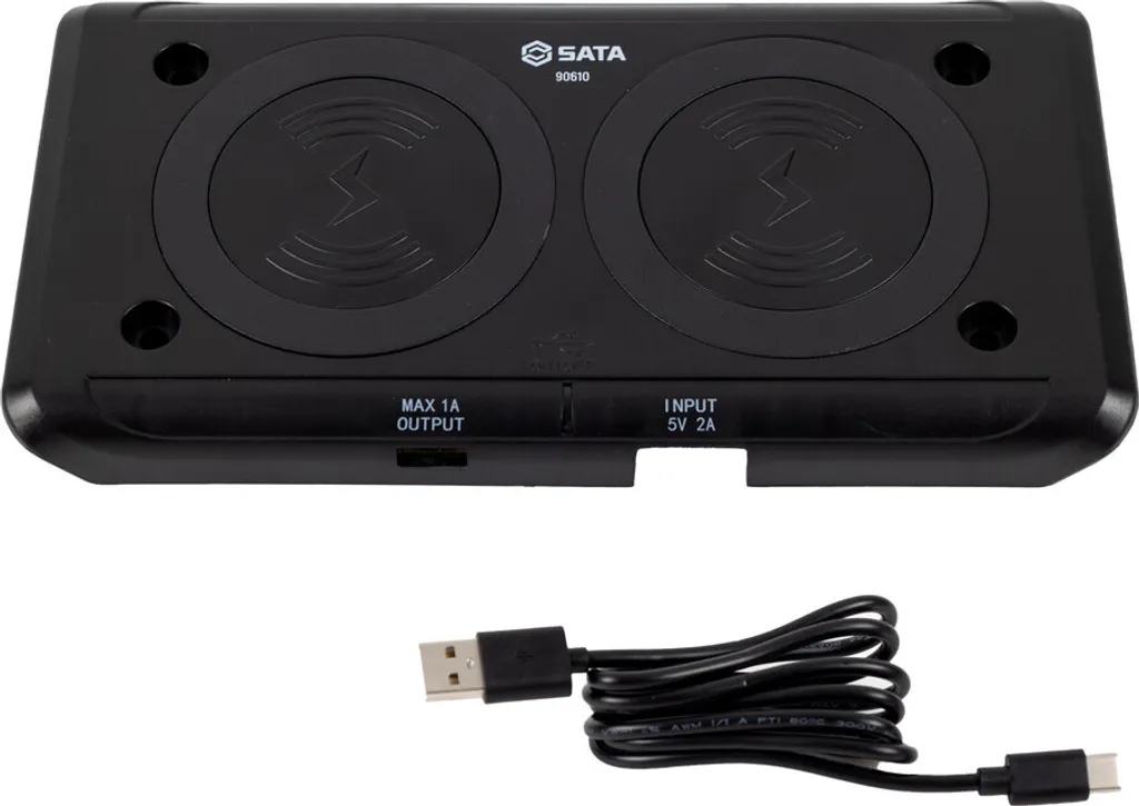 SATA ST90610 Stazione Doppia Ricarica Wireless per Professionisti