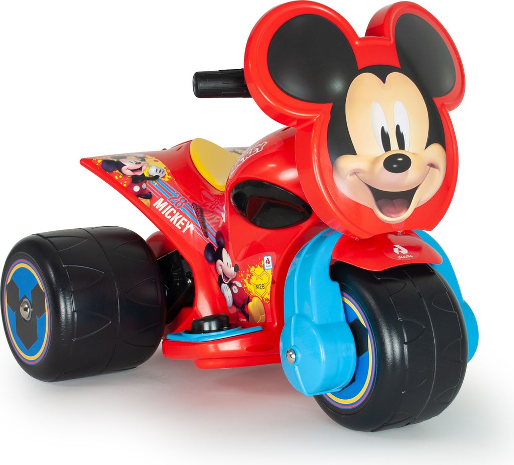 Mickey Mouse Samurai Trimoto batterie Fahrzeug 6V rot