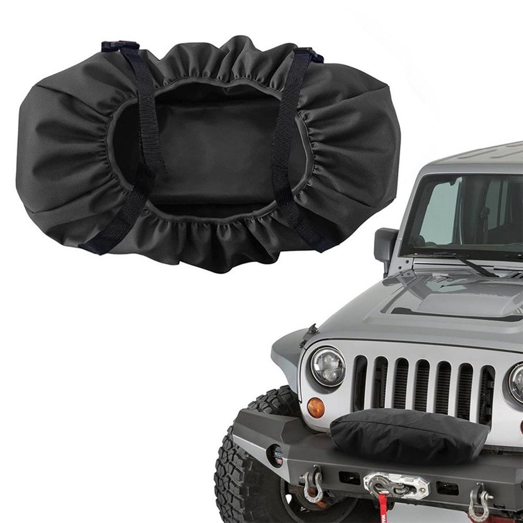 Winch Cover Waterproof – 600D Oxford Fabric, Dustproof & Durable, for Electric Winch 43×15×13.4 cm