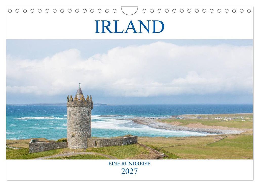 Irland - Eine Rundreise (Wandkalender 2027 DIN A4 quer), CALVENDO Monatskalender