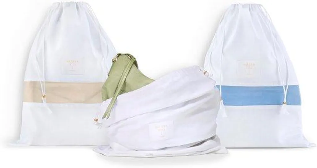 Housses de rangement en coton pour chaussures et sacs à main - 3 unités