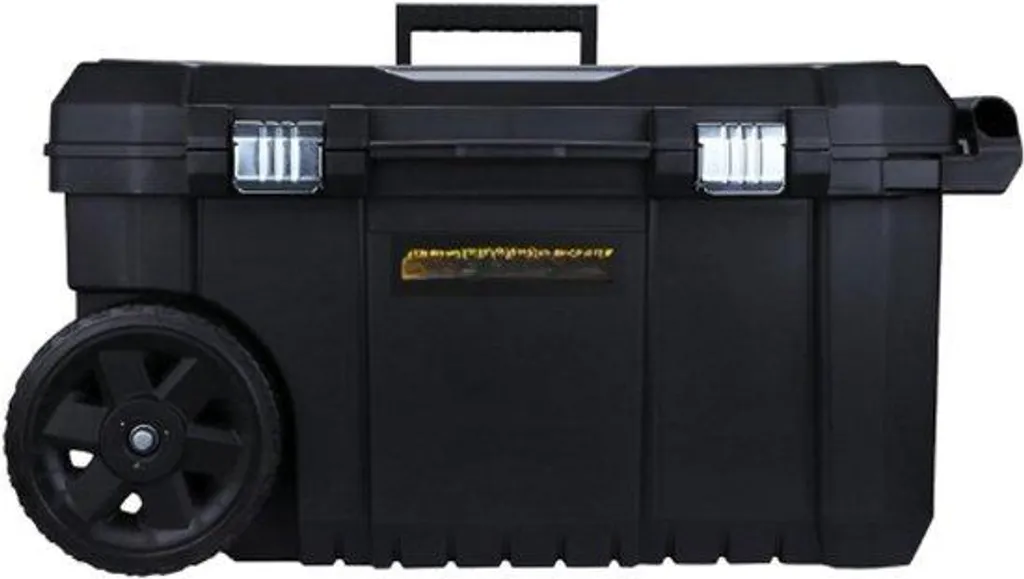 Coffre de jardin 50 L en plastique robuste avec fixations métalliques