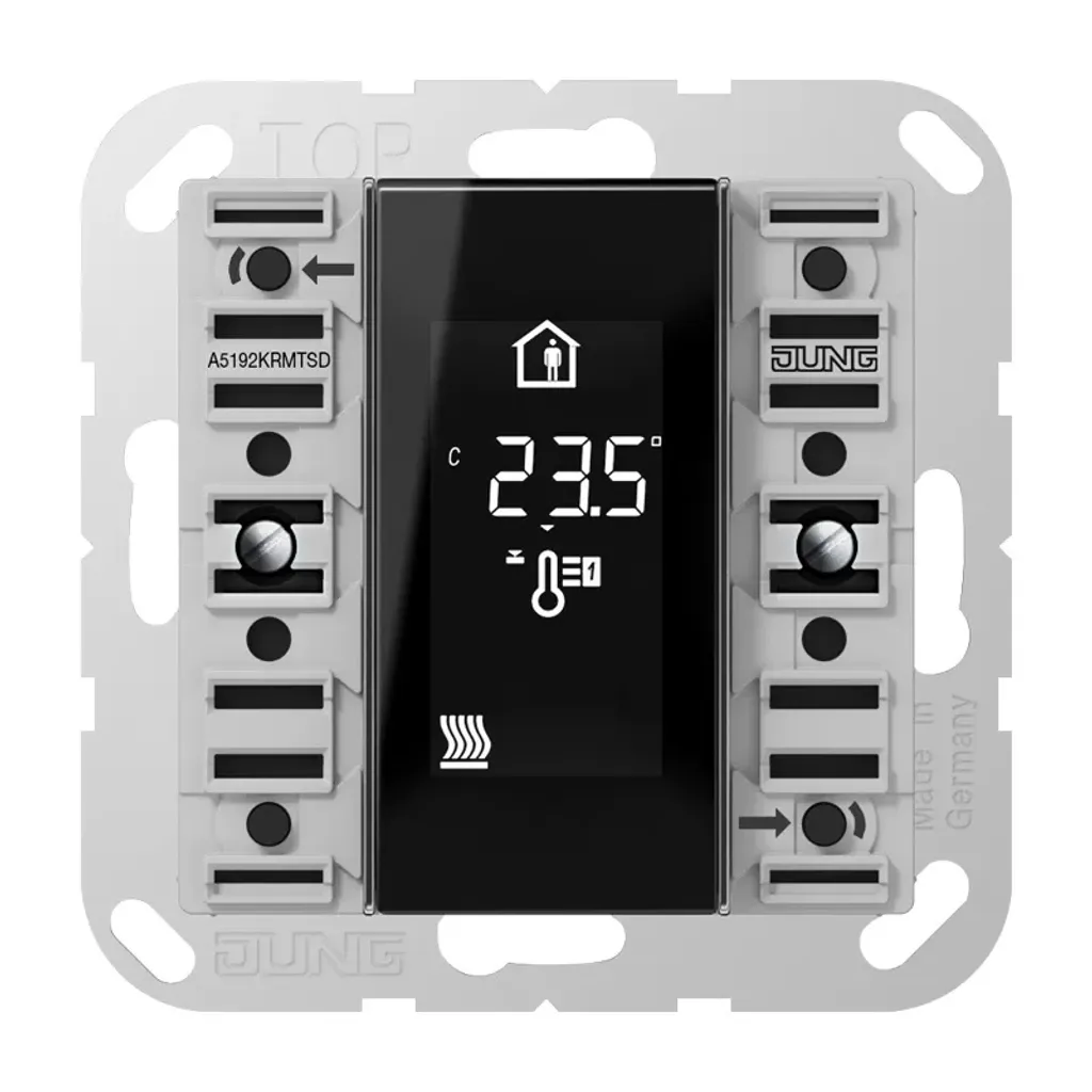 Jung A5192KRMTSD Module contrôleur d'ambiance KNX compact double A500