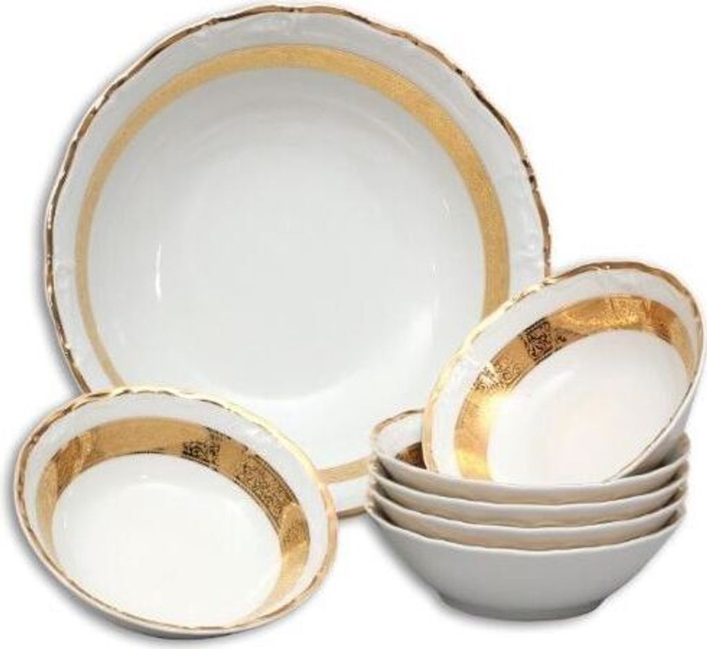 Thun 1794 Marie Louise, Kompottgarnitur, Gold, Thun, 7 d.