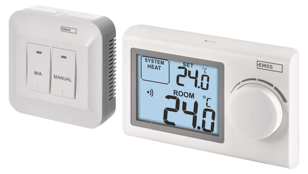 Raumthermostat P5614, manuell, kabellos