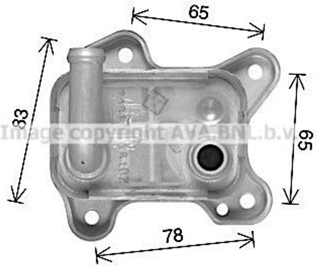 PRASCO OL3712 Ölkühler Motoröl für OPEL Astra G CC (T98) Astra G Caravan (T98) Astra G Limousine (T98) Astra G Classic Caravan (F35) ASTRA G Ka...